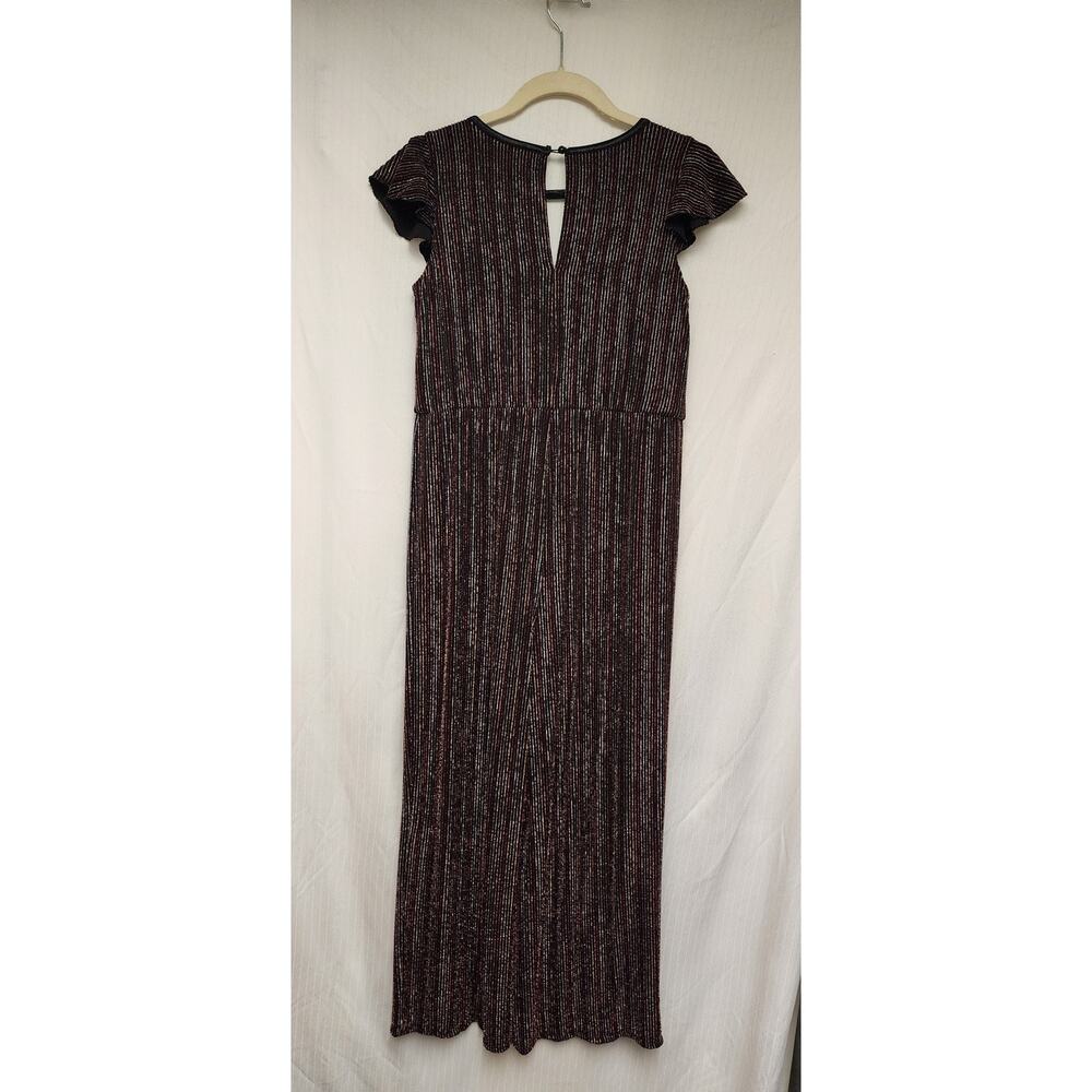 Honey and Rossie Metallic Gold/Red Jumpsuit Size 16 - Picture 3 of 7